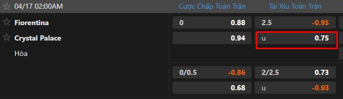 Fiorentina vs Crystal Palace