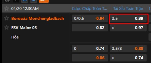 Borussia Monchengladbach vs FSV Mainz 05